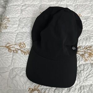 lululemon athletica Black Visor Cap with Reflective Trim